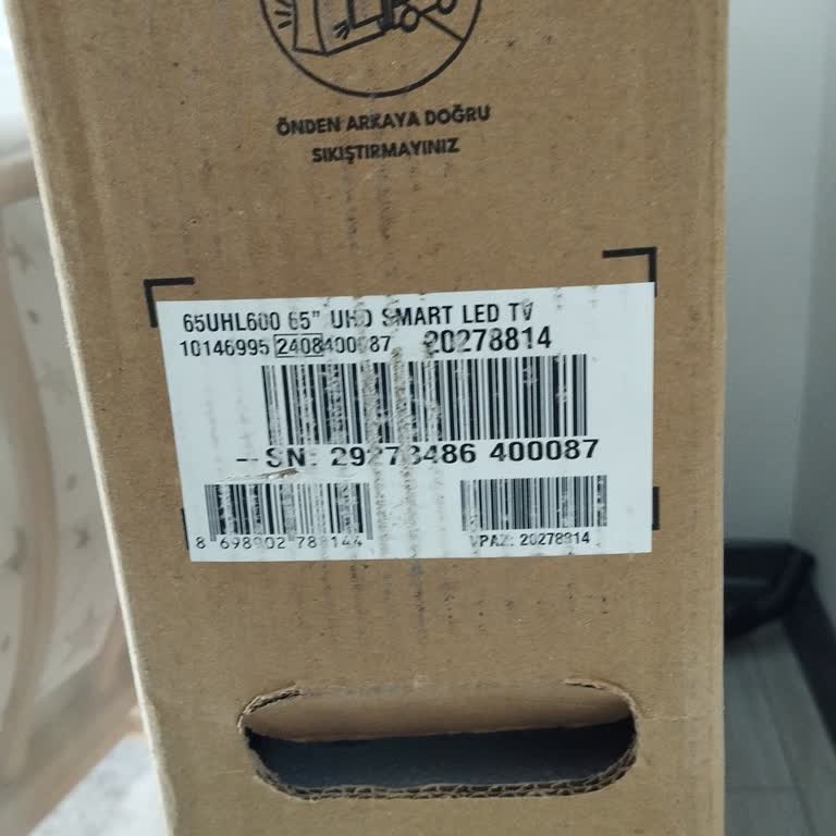 Sıfır Televizyon İçin Kurulum Ücreti Şikayeti