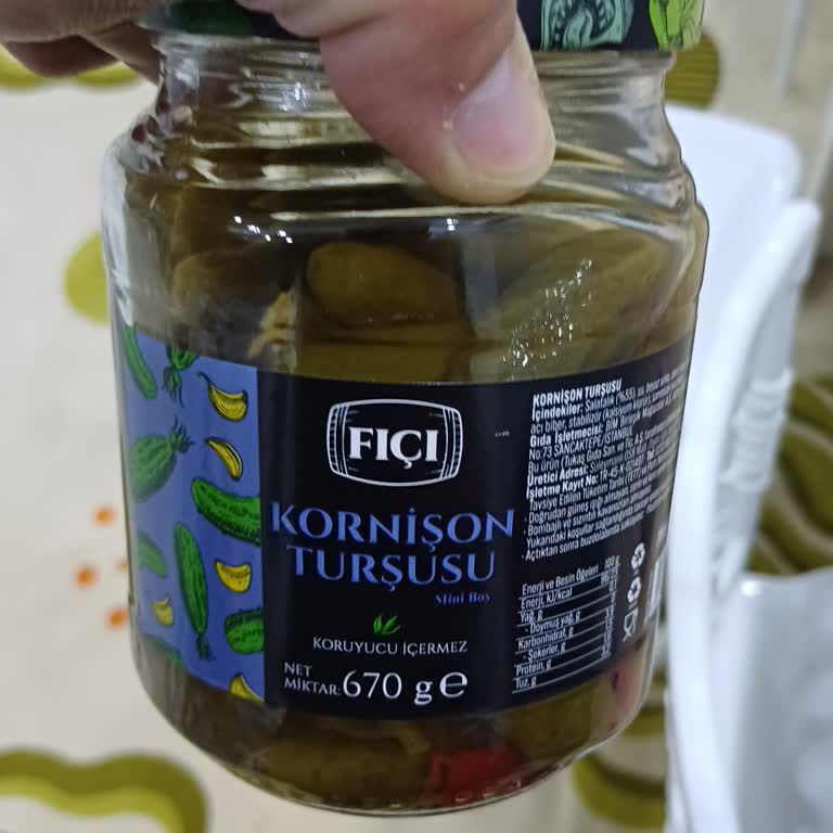 Aşırı Tuzlu Kornişon Turşusu Hayal Kırıklığı