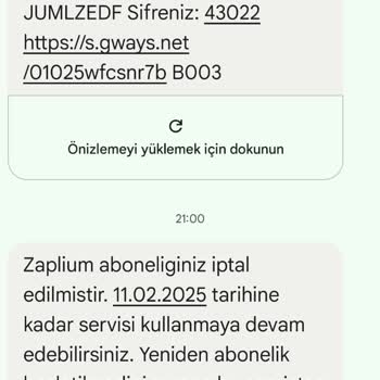 İzinsiz Yapılan Zaplium Üyelik İşlemi