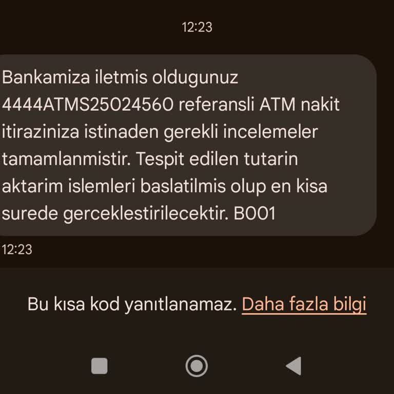 ATM'de Kayıp Para Ve Banka İletişim Sorunları