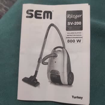 Sem Ev Aletleri Elektrik Süpürgesi Arızası