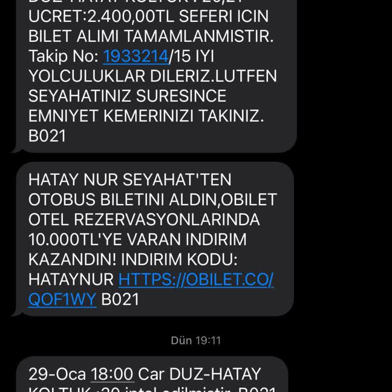 Otobüs Bileti İptali ve İade Süreci