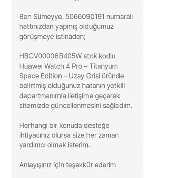 Yanlış Kordon Boyu Ve İlgisiz Müşteri Hizmetleri