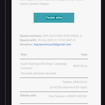 Duolingo İptal Edilmeyen Abonelik Ücreti Sorunu