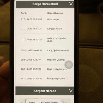 Bilinmeyen Kargo Şirketi Yüzünden Mağduriyet