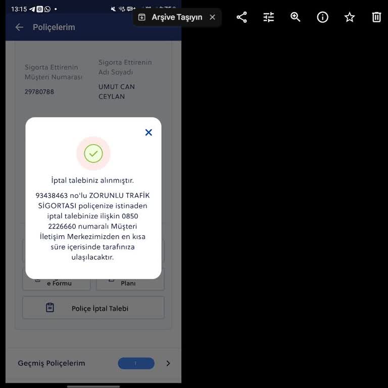 Zorunlu Trafik Sigortası İptalinde Yaşanan Sorun