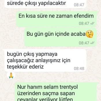 Trendyol'dan Eksik Parça Sorunu Ve İletişim Zorluğu