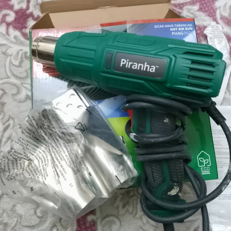 Piranha Sıcak Hava Tabancası Kullanımda Duman Çıkardı