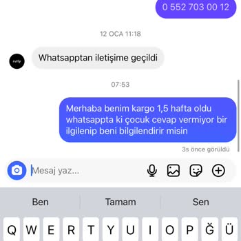 Defolu Ürün Ve İletişimsizlik Sorunu