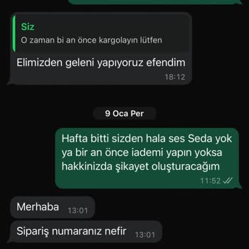 Sipariş Gecikmesi Ve Yanıltıcı Fiyatlandırma