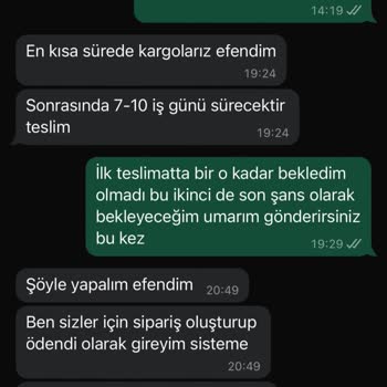 Sipariş Gecikmesi Ve Yanıltıcı Fiyatlandırma
