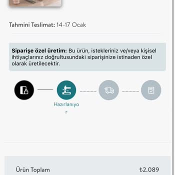 Vivense'den Zigon Sehpa Teslimatında Sorun