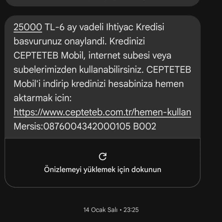 CepteTeb'de Kredi Onayı Sonrası Bağlantı Sorunu Ve Bekleyiş