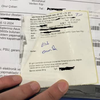 Ayıplı Ürün Ve Yetersiz Onarım: Thermaltake Güç Kaynağı Sorunu