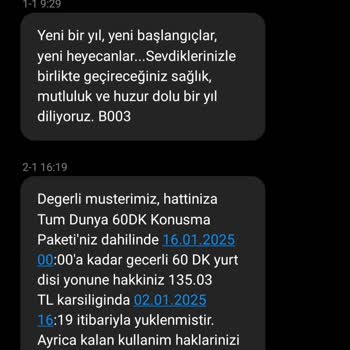 Kullanılmayan Yurtdışı Paketi İçin Yüksek Fatura Şoku
