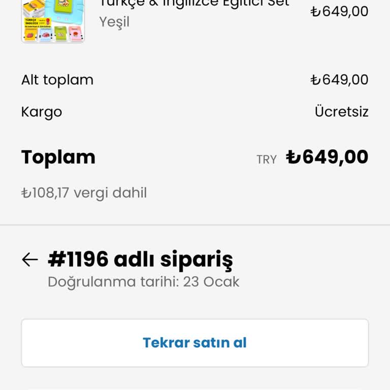 Yurtiçi Teslimat Sözüne Rağmen Ürün Kargoya Verilmedi