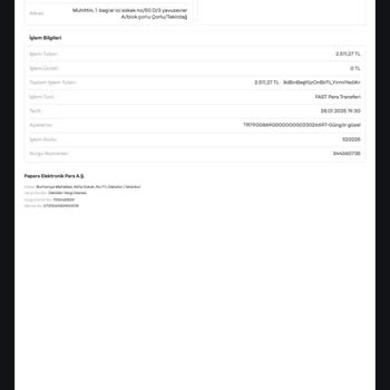 Para Transferi Sorunu Ve İletişim Eksikliği