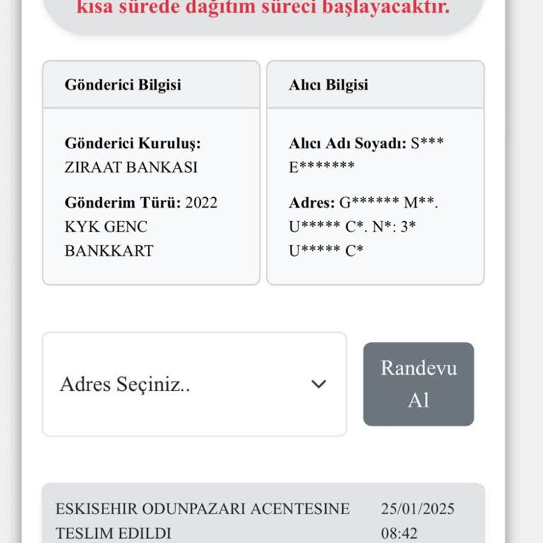 Kayıp Kart: Acente Teslimatındaki Gecikme