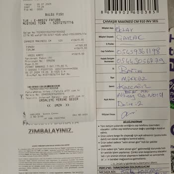 Çamaşır Makinesi Teslim Edilmedi: Mağduriyetimiz Sürüyor