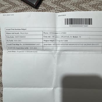 Su Geçiren Bot Ve Yetersiz Müşteri Hizmeti