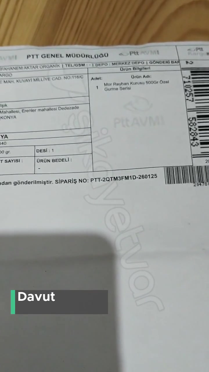 Gls Şifahanem Organik Aktar Ürün Eksik Gönderilmiş! videonun kapak resmi