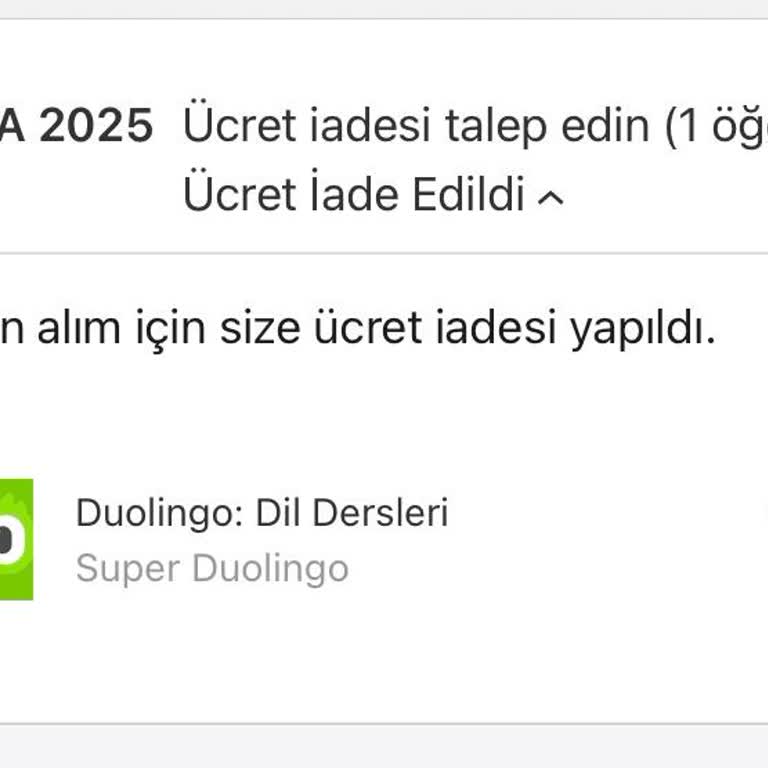 Ücret İadesi Bekleniyor: Super Duolingo Üyelik Sorunu