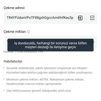 Coin TR'de Bloke Edilen Bakiye Ve İlgisiz Destek