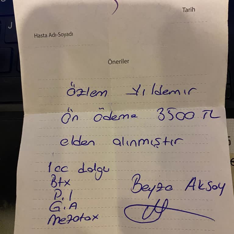 Ödemeyi Aldıktan Sonra Kaybolan Klinik