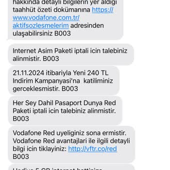 Vodafone Paket Değişikliği Mağduriyeti Ve Çözüm Eksikliği