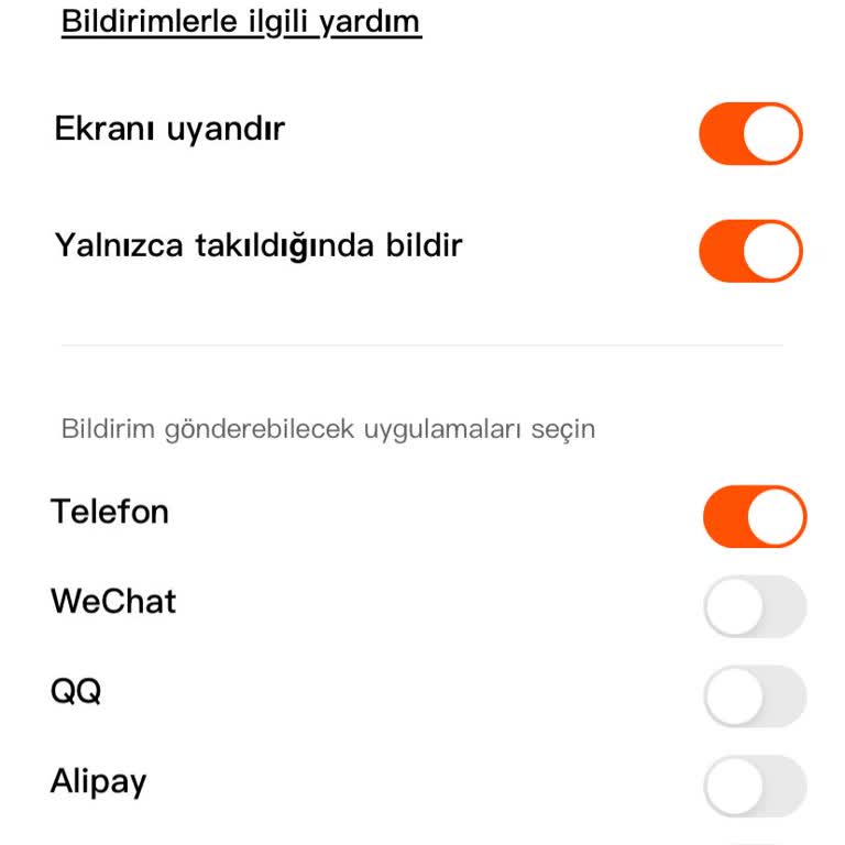 Mi Fitness Bildirim Alma Seçeneği Yok