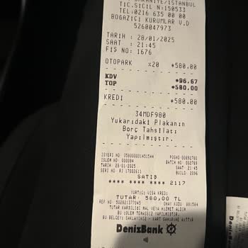 Ödenmeyen Otopark Ücreti İadesi Hakkında Şikayet