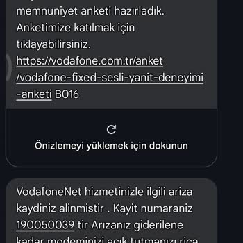 Vodafone İnternet Arızasına Çözüm Bekliyoruz
