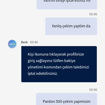 Çekim Onayı İptali Ve Para İadesi Sorunu
