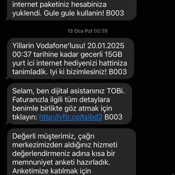 Vodafone'un Bilgilendirme Eksikliği Ve Fahiş Aşım Ücretleri