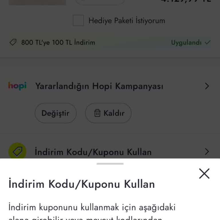 Boyner'de Kullanılamayan İndirim Sorunu