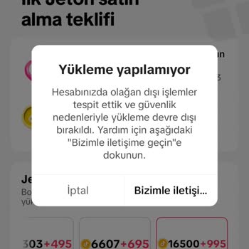 TikTok Jeton Yükleme Sorunu Ve Olağan Dışı Şikayet