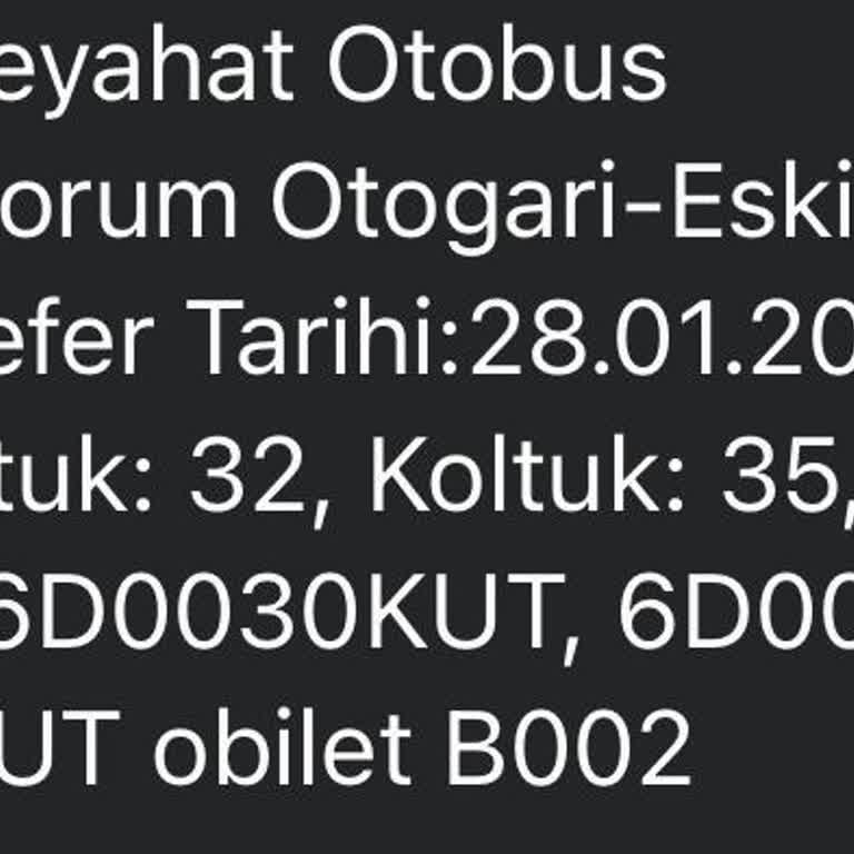 Otobüs Yolculuğunda Yaşanan Olumsuz Deneyimler