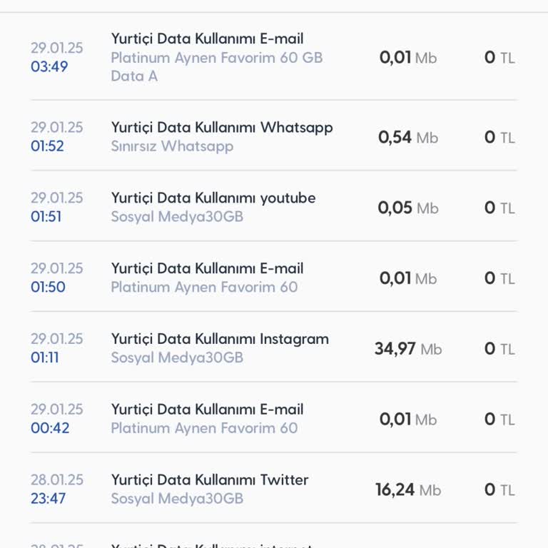 Turkcell'de İnternet Tükenme Sorunu