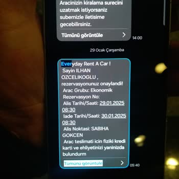 Araç Rezervasyonunda Yaşanan Büyük Sorun
