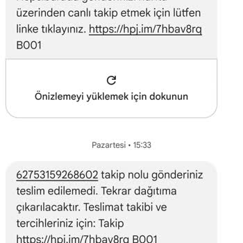 Teslim Edilemeyen Kargo Ve Cevapsız Müşteri Hizmeti