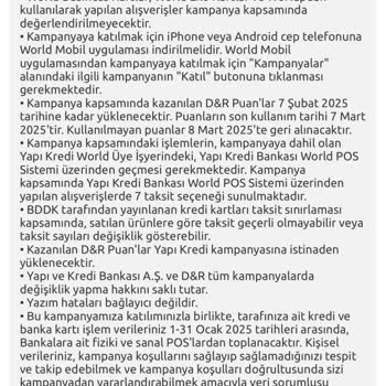 D&R Mağazasında Kullanılamayan Puanlar Sorunu