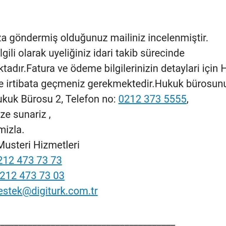 Digiturk Fatura Ödemelerinde Müşteri Mağduriyeti Ve Yanlış Yönlendirme