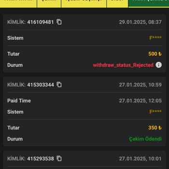 Bakiyem Silindi, Ödeme Yapılmadı