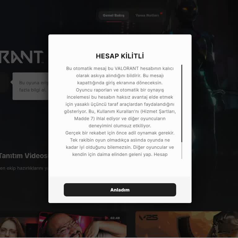 Haksız Hesap Askıya Alınması Ve Değer Kaybı