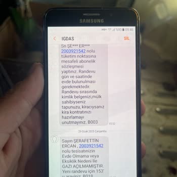 İGDAŞ'ın Bilgilendirme Eksikliği Ve Geç Randevu Problemi