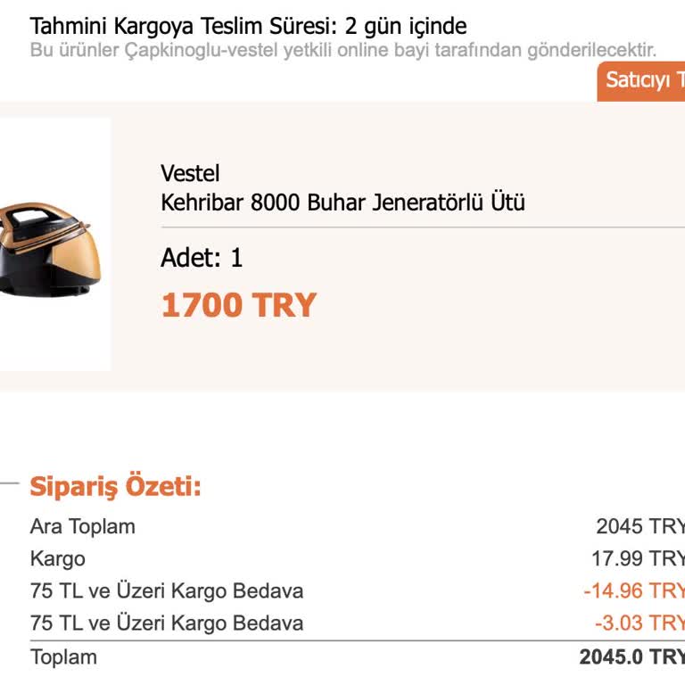 Vestel Ütü: Hayal Kırıklığı Ve Garanti Sorunu