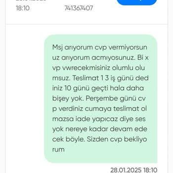 Sipariş İptali Ve İade Talebine Cevap Alamıyorum