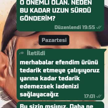 Sipariş İptali Ve İade Talebine Cevap Alamıyorum