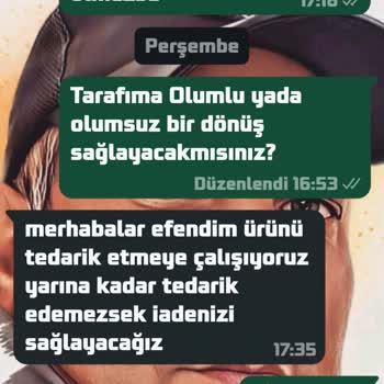 Sipariş İptali Ve İade Talebine Cevap Alamıyorum