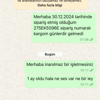 Kayıp Kargo Ve İlgisizlik Sorunu